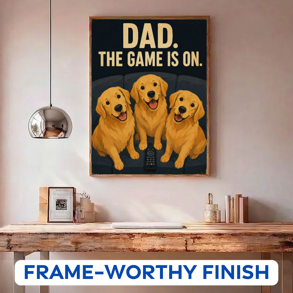 Dad. The Game Is On | Paint by Numbers Kit