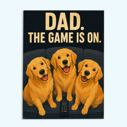 Dad. The Game Is On | Paint by Numbers Kit