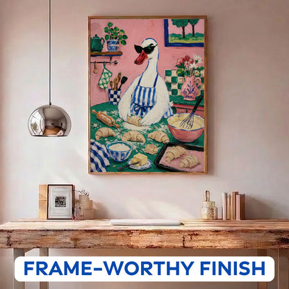 Goose Baking Morning | Paint by Numbers Kit