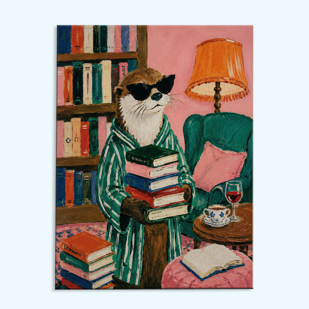 Otter Bookstore Day | Paint by Numbers Kit