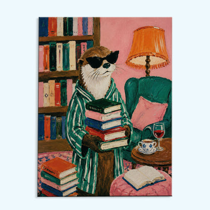 Otter Bookstore Day | Paint by Numbers Kit