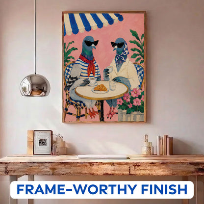 Pigeon Café Society | Paint by Numbers Kit