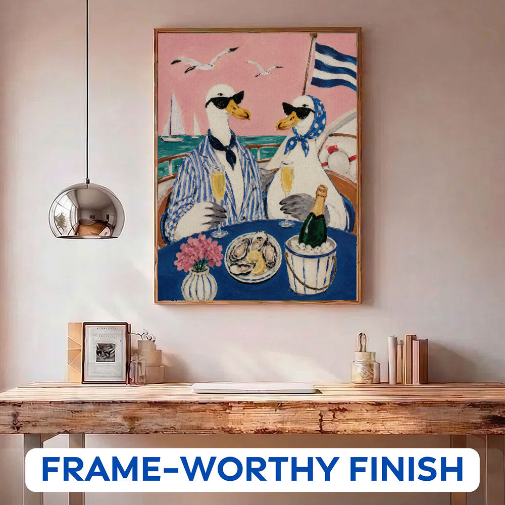 Seagulls & Champagne | Paint by Numbers Kit