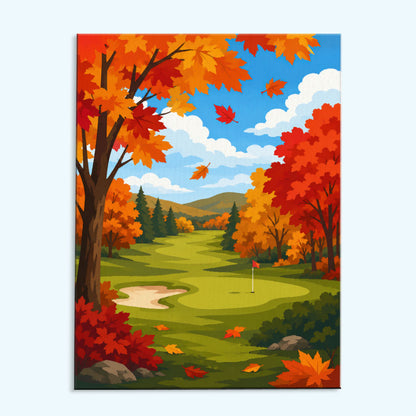 Autumn Fairway| Paint by Numbers Kit