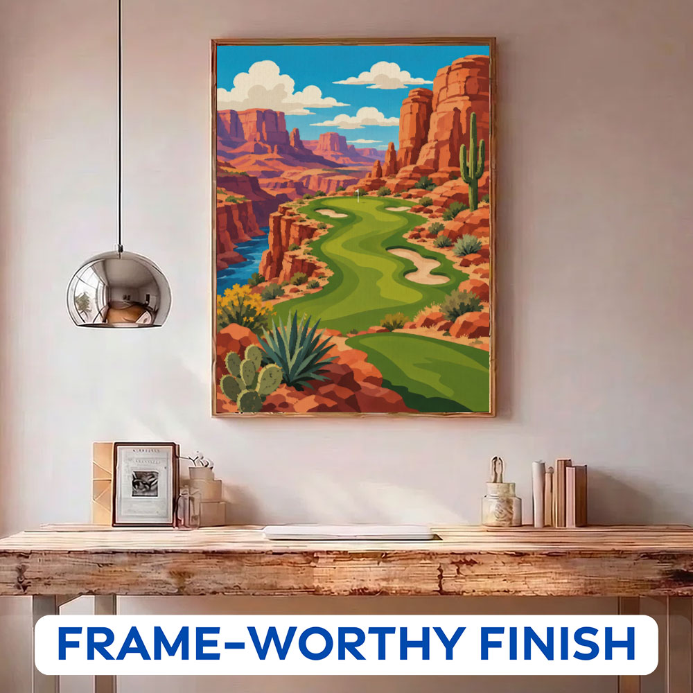 Desert Canyon Golf| Paint by Numbers Kit
