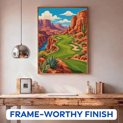 Desert Canyon Golf| Paint by Numbers Kit