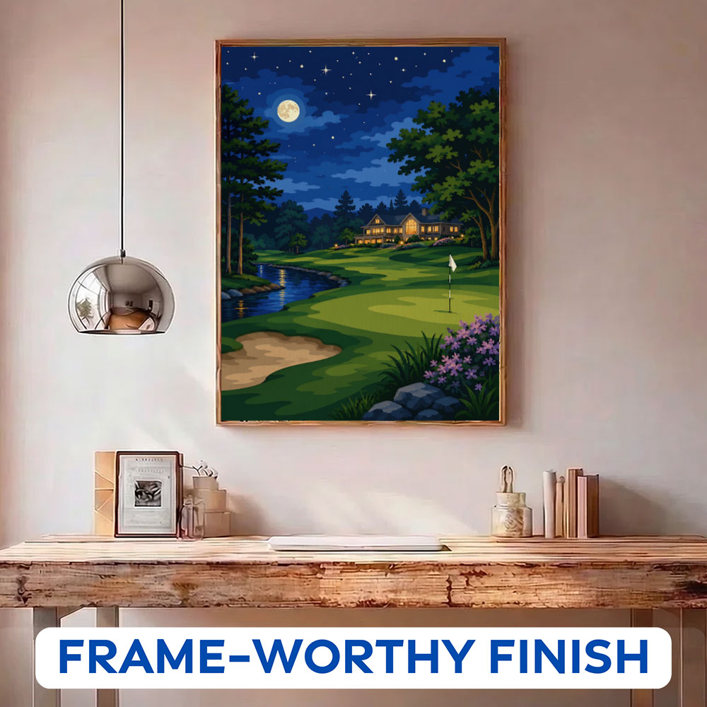 Fairway Under the Stars| Paint by Numbers Kit