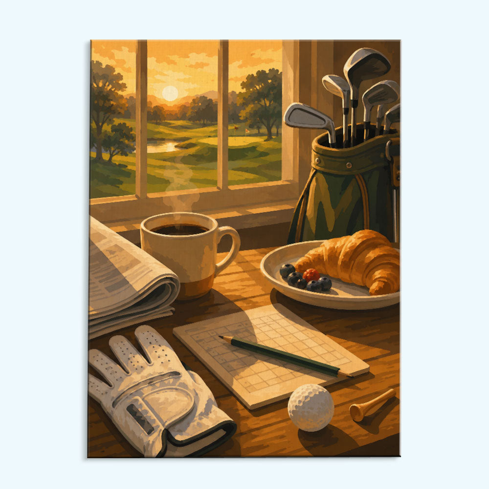 Sunday Morning Mulligan| Paint by Numbers Kit