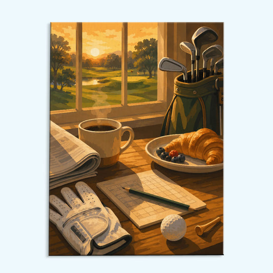 Sunday Morning Mulligan| Paint by Numbers Kit