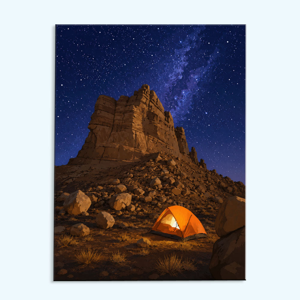 Goblin Valley Star Camp | Paint by Numbers Kit