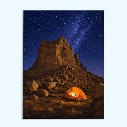 Goblin Valley Star Camp | Paint by Numbers Kit