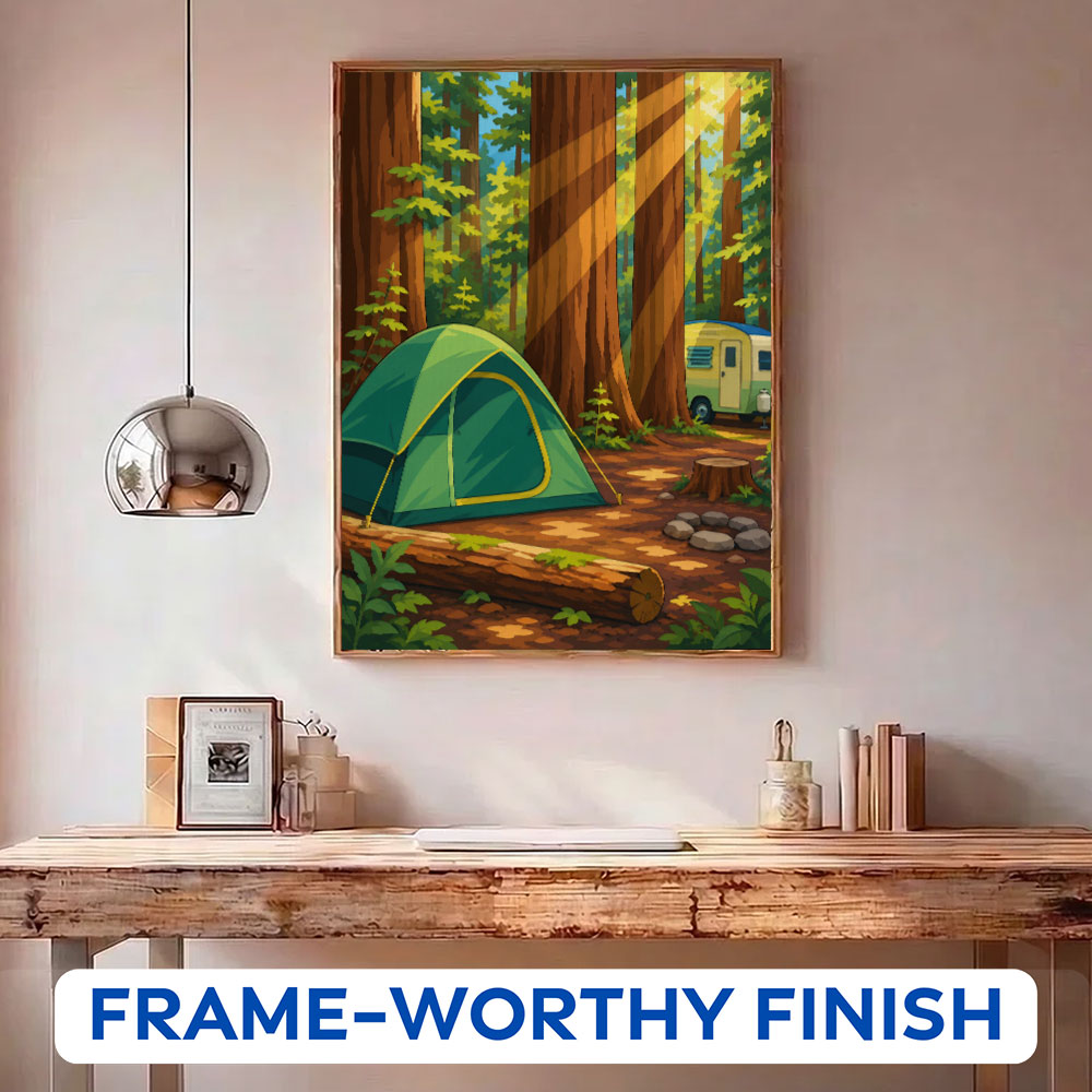 Redwood Forest Camp | Paint by Numbers Kit