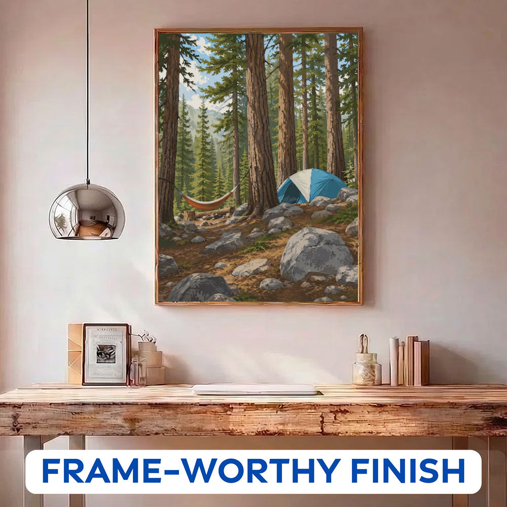 Redwood Hammock Camp | Paint by Numbers Kit