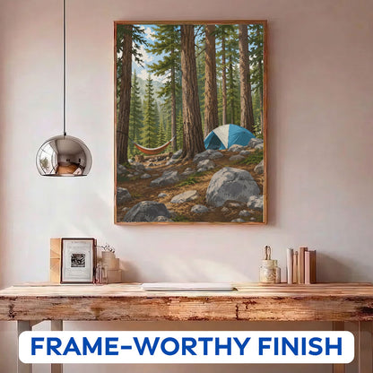 Redwood Hammock Camp | Paint by Numbers Kit