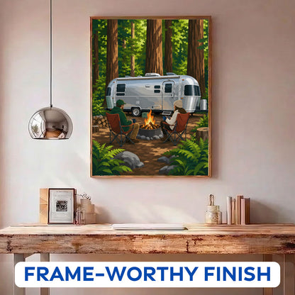 Redwood RV Retreat | Paint by Numbers Kit