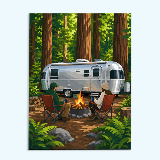 Redwood RV Retreat | Paint by Numbers Kit