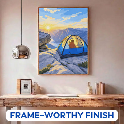 Yosemite Sunrise Camp | Paint by Numbers Kit