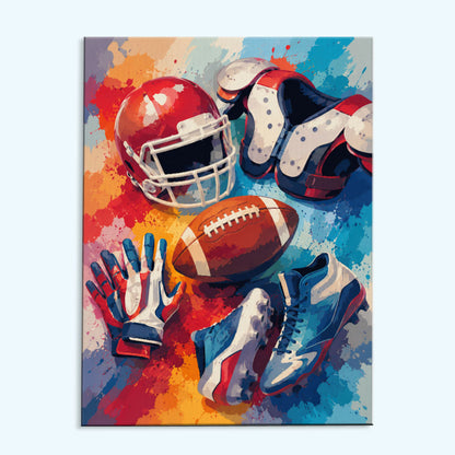 Game Day Gear | Paint by Numbers Kit