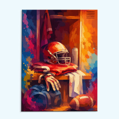 Locker Room Legend | Paint by Numbers Kit
