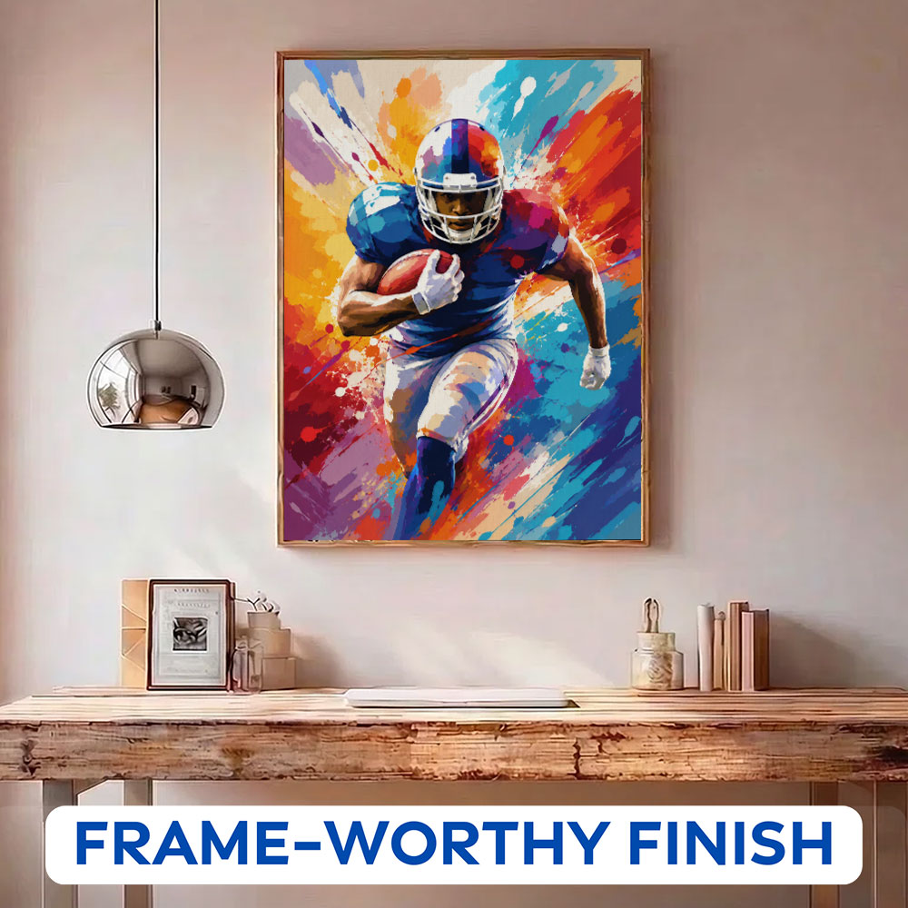 Running Back Burst | Paint by Numbers Kit