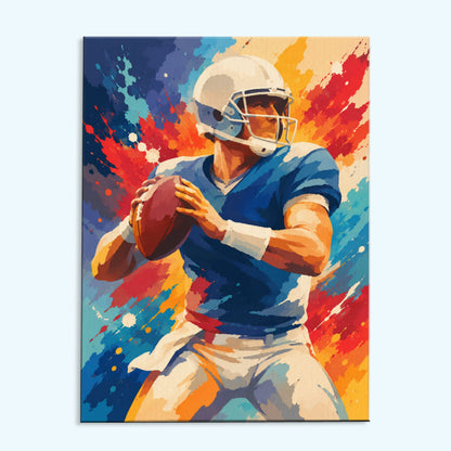 The Quarterback | Paint by Numbers Kit