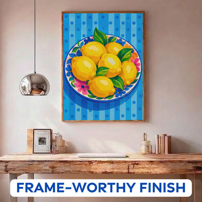 Sunlit Lemons | Paint by Numbers Kit