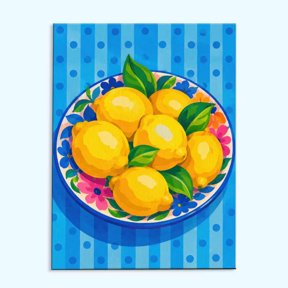 Sunlit Lemons | Paint by Numbers Kit