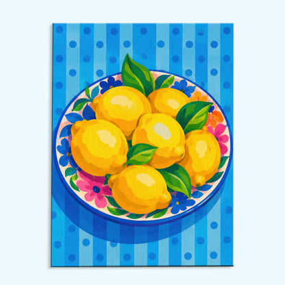 Sunlit Lemons | Paint by Numbers Kit