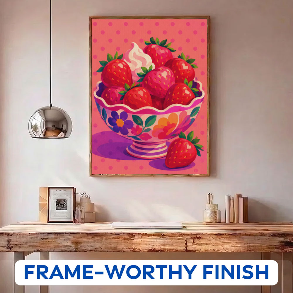 Strawberry Bliss | Paint by Numbers Kit
