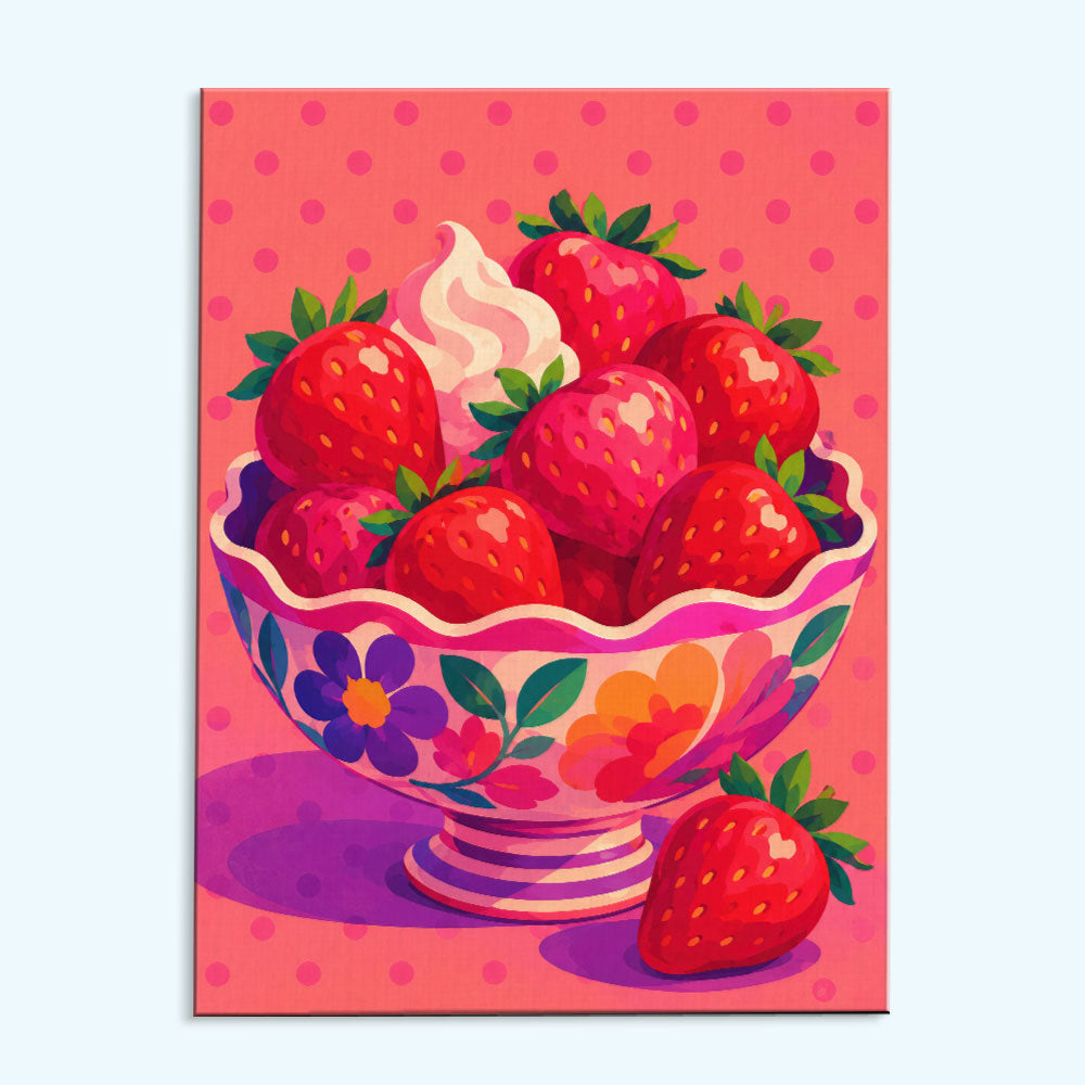 Strawberry Bliss | Paint by Numbers Kit