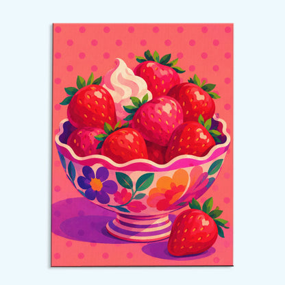 Strawberry Bliss | Paint by Numbers Kit