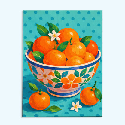 Sweet Tangerines | Paint by Numbers Kit