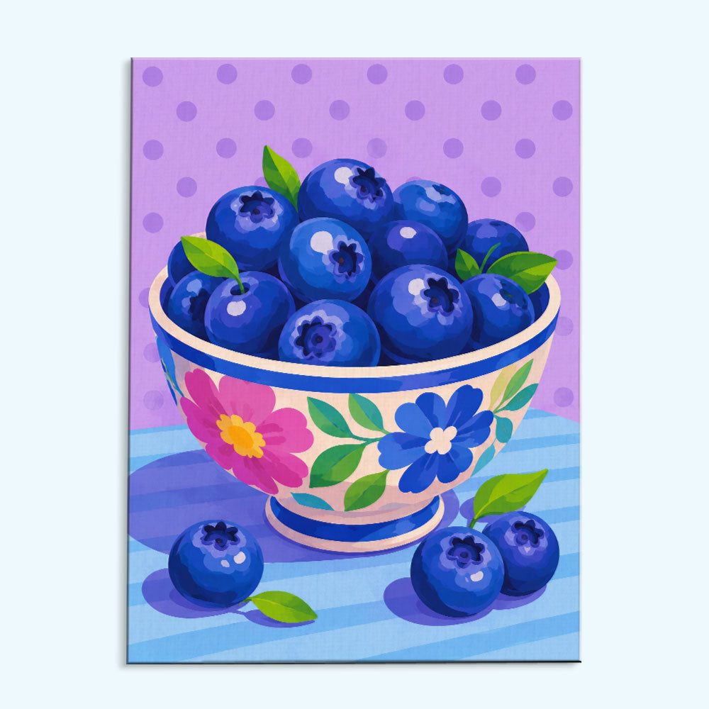 Blueberry Delight| Paint by Numbers Kit