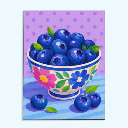 Blueberry Delight| Paint by Numbers Kit