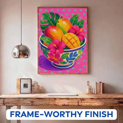 Tropical Fruit Medley | Paint by Numbers Kit