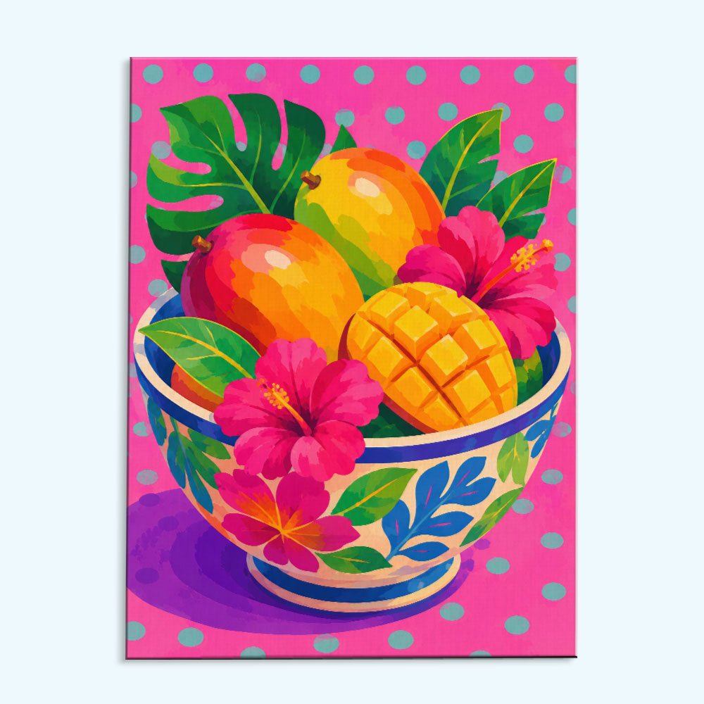 Tropical Fruit Medley | Paint by Numbers Kit