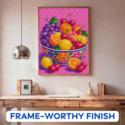 Market Fresh Fruits | Paint by Numbers Kit