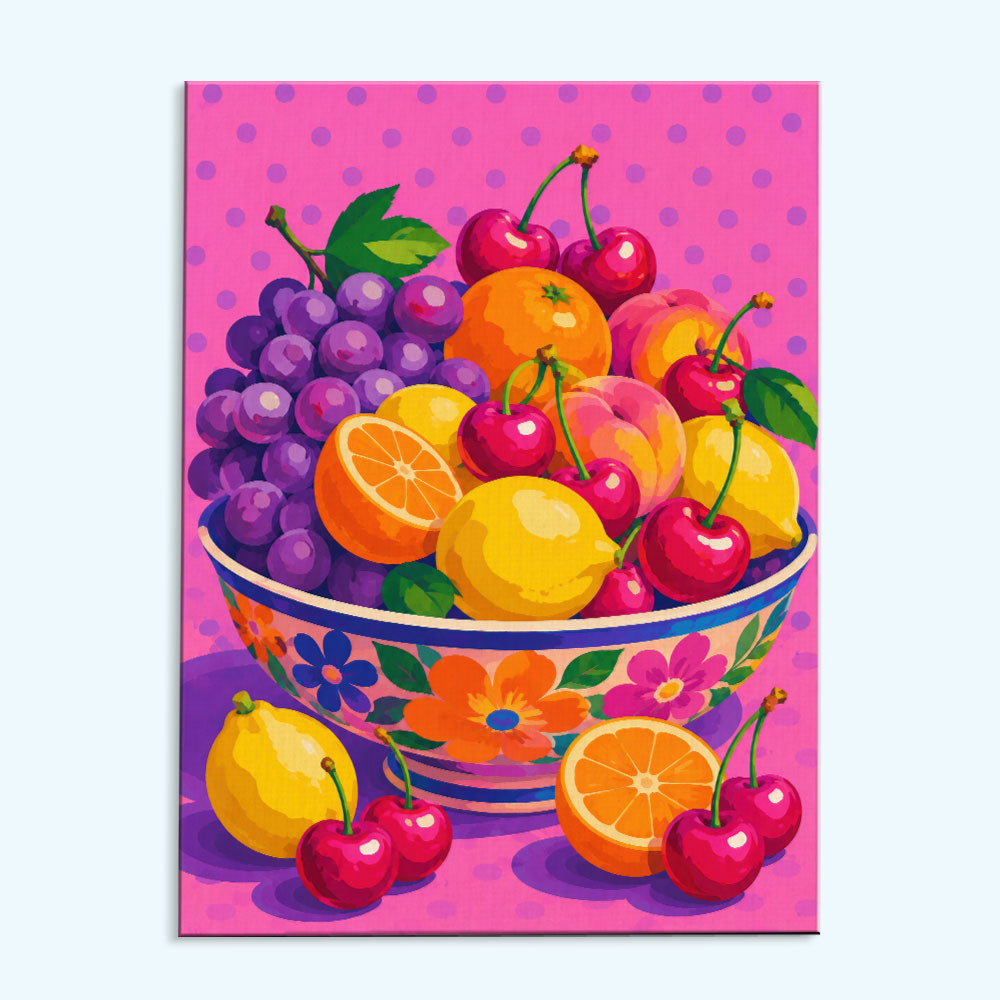 Market Fresh Fruits | Paint by Numbers Kit