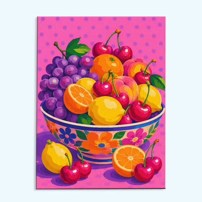 Market Fresh Fruits | Paint by Numbers Kit