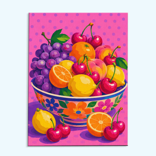 Market Fresh Fruits | Paint by Numbers Kit