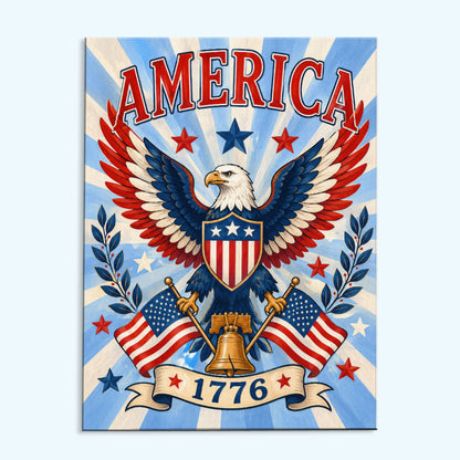 Spirit of 1776 Eagle | Paint by Numbers Kit