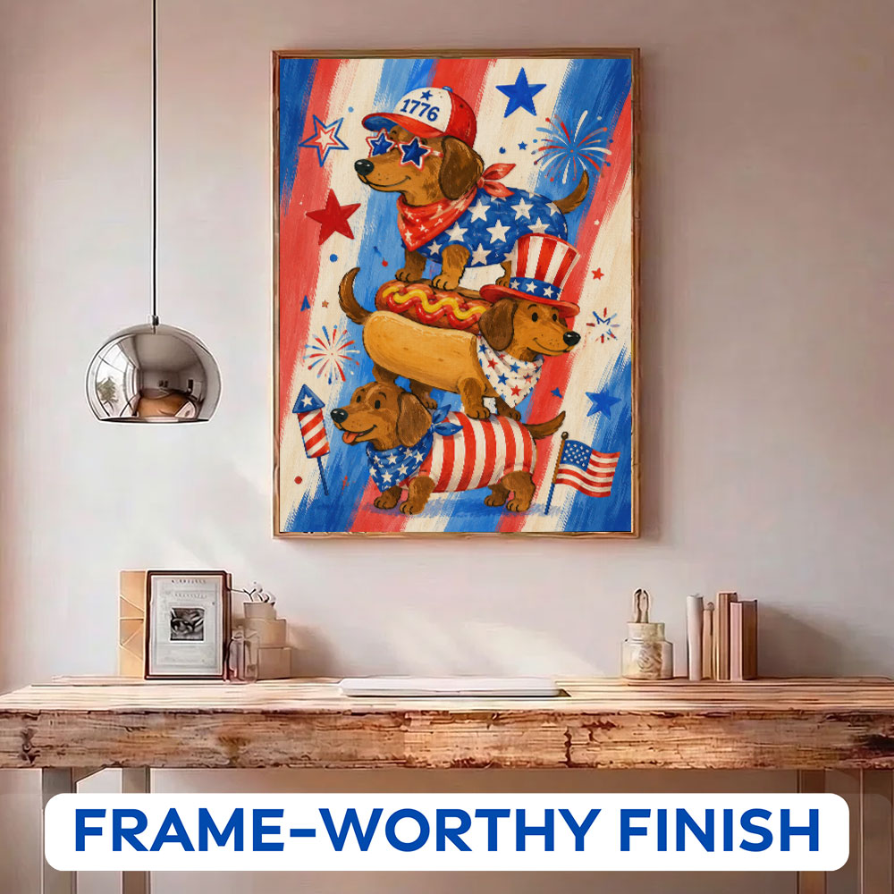 Uncle Sam’s Loyal Pup | Paint by Numbers Kit