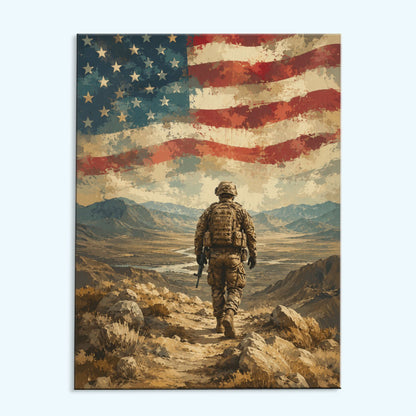 Home of the Brave | Paint by Numbers Kit