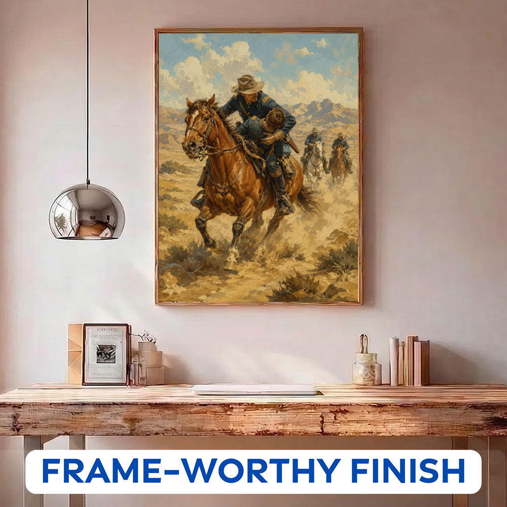 American Frontier Rider | Paint by Numbers Kit