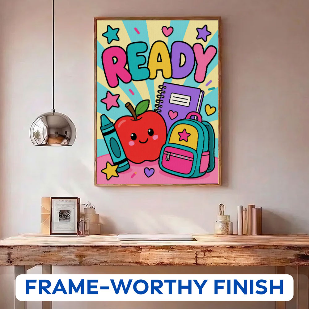 Ready for School | Paint by Numbers Kit
