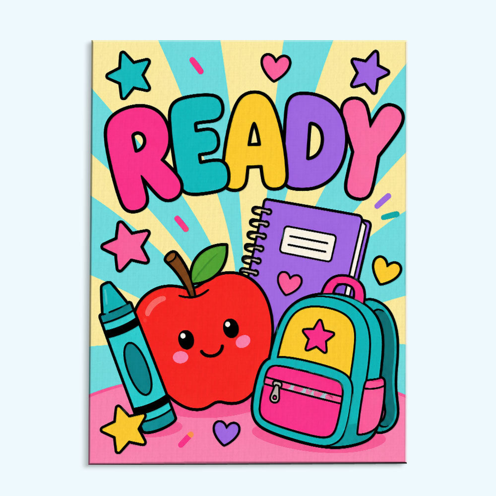 Ready for School | Paint by Numbers Kit