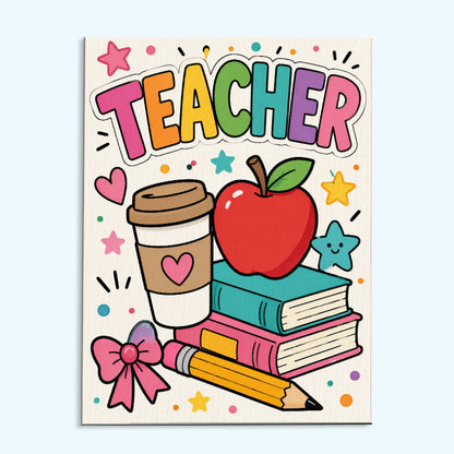 Best Teacher | Paint by Numbers Kit