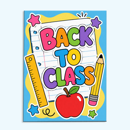 Back to School Fun | Paint by Numbers Kit
