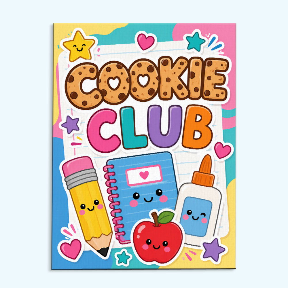 School Cookie Club | Paint by Numbers Kit