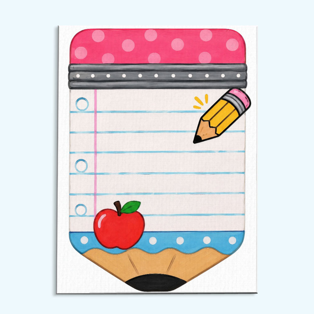 School Notes | Paint by Numbers Kit